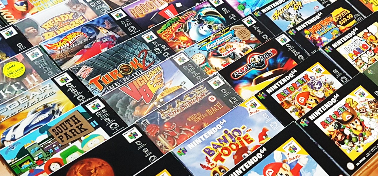 Nintendo 64 collectors PAL games in doos voor verzamelaars